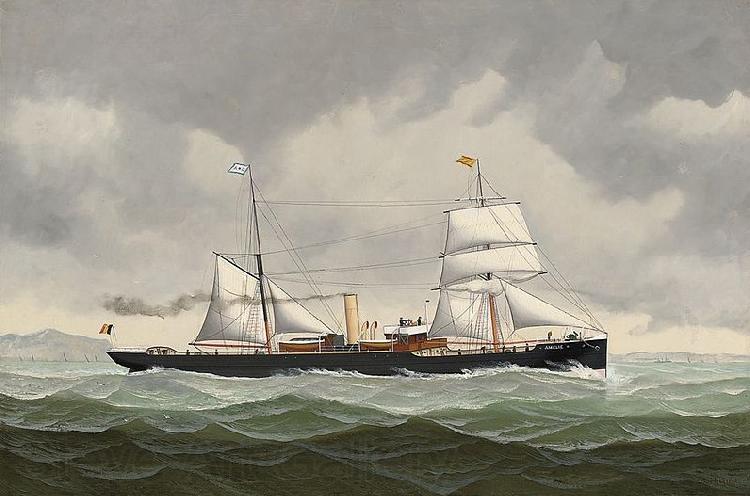 John Henry Mohrmann The Belgian steamer Amelie bound for Spain